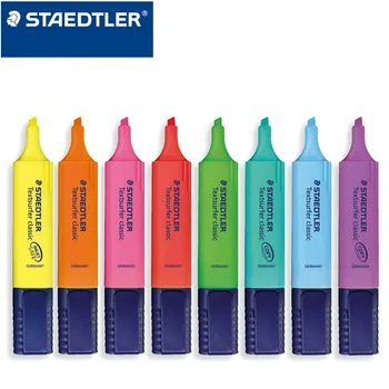 Доступен файл STAEDTLER 364 Highlighter для струйной печати Student Marcadores Pen Красочная Маркерная Ручка Oblique Destacadores Marker Pens