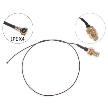 Кабель MHF4/IPEX4/IPX4 U.FL-RP-SMA MHF4 IPX (IPEX/U.FL) С внутренней радиочастотной косичкой, Удлинительный кабель с низкими потерями RF0.81mm