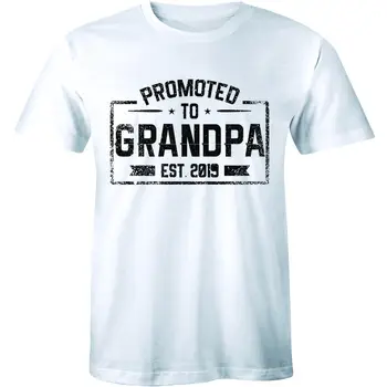 Повышен до дедушки 2019, Лучшая мужская футболка для дедушки, подарок для нового папы