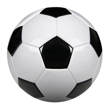 Профессиональные тренировочные футбольные мячи ELOS-Размера 5 из искусственной кожи, черные, белые футбольные мячи, мячи для игры в ворота, Тренировочные мячи для команды Atch