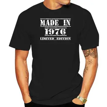 Специальная футболка, выпущенная в 1976 году Ограниченным тиражом На день рождения, хлопковые мужские футболки из 100% хлопка, мужская подарочная футболка